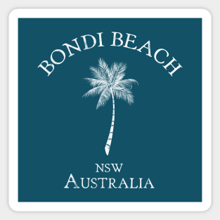 Bondi Beach Sydney Australia NSW Vintage Palm Sticker